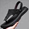 2025 New Sandals Men Wear Soft Soles Two Wear Casual Non-slip Fashion Beach Shoes Men's Flip-flops