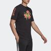 adidas originals Logo Printing Athleisure Casual Sports Short Sleeve Black Men's GJ7769