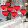 Love Heart Garland Pendant For Wedding Valentine'S Day Party Paper Love Hanging Decoration With Spiral String