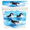 Removable Penguin Sticker Self-Adhesive Bathroom Decal Toilet Sticker  Kitchen Refrigerator Door