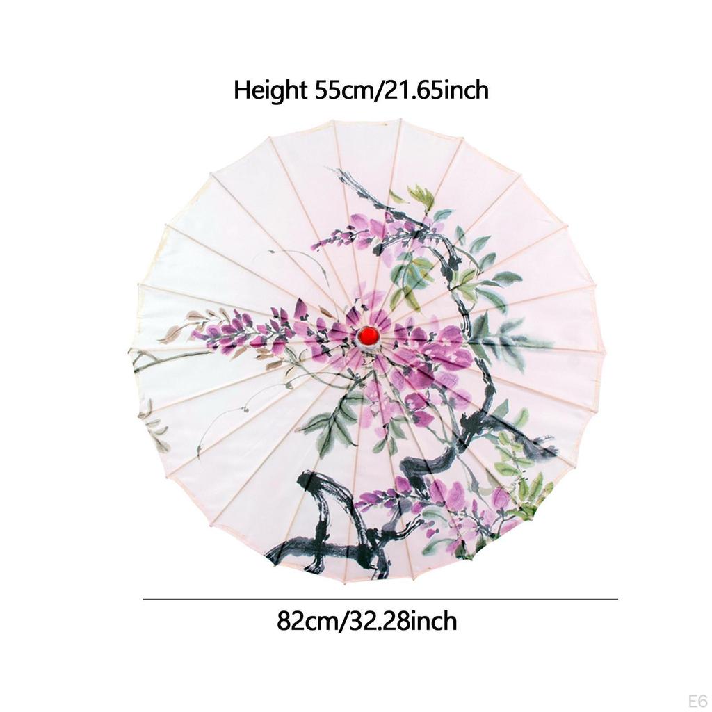 Chinese Oil Paper Umbrella, Handmade Parasol for Costumes, Dancing