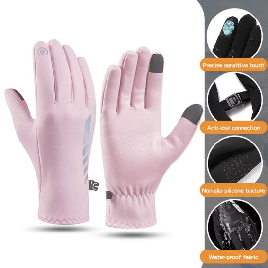 1 пара зимних перчаток для велоспорта, теплые, с сенсорным экраном, противоскользящие, ветрозащитные, водонепроницаемые, для холодной погоды, для мужчин и женщин, для езды на мотоцикле, катания на лыжах, с закрытыми пальцами