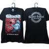 Death Metal  Determine The Remains of Life Maliciously Create Dying Fetuses Sick Discoveries and Sacrificial Printed T-shirts