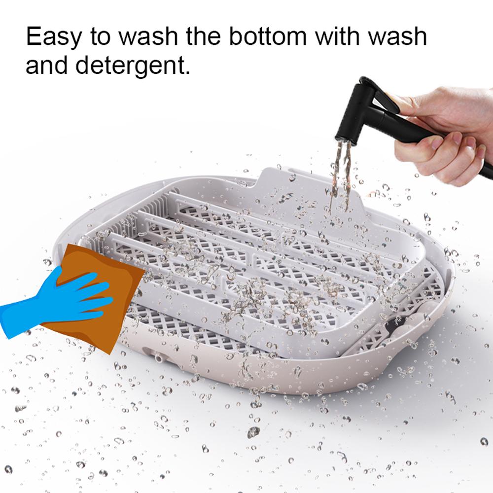 Egg Incubator for Hatching with Automatic Egg Turning Led Egg Test Lamp Clear Lid Easy To Wash 16