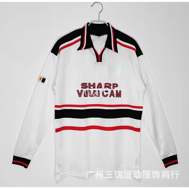 Retro Long Sleeve Football Jersey Men Women Adult Team Sports Training