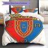 Osasuna Force Bedding Quilt Set Quilt Cover Pillowcase Home Decoration Birthday Gift (1 * duvet cover + 2 * pillowcase, without core)