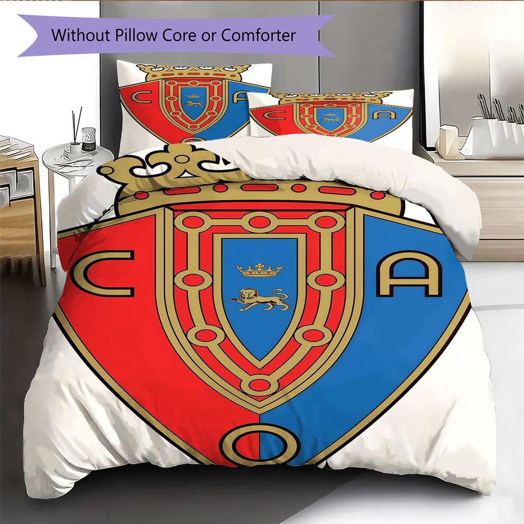 Osasuna Force Bedding Quilt Set Quilt Cover Pillowcase Home Decoration Birthday Gift (1 * duvet cover + 2 * pillowcase, without core)