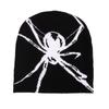 Жаккардовая шерстяная шапка Паук Зимняя шапка Мягкая вязаная шапка Осень и Зима