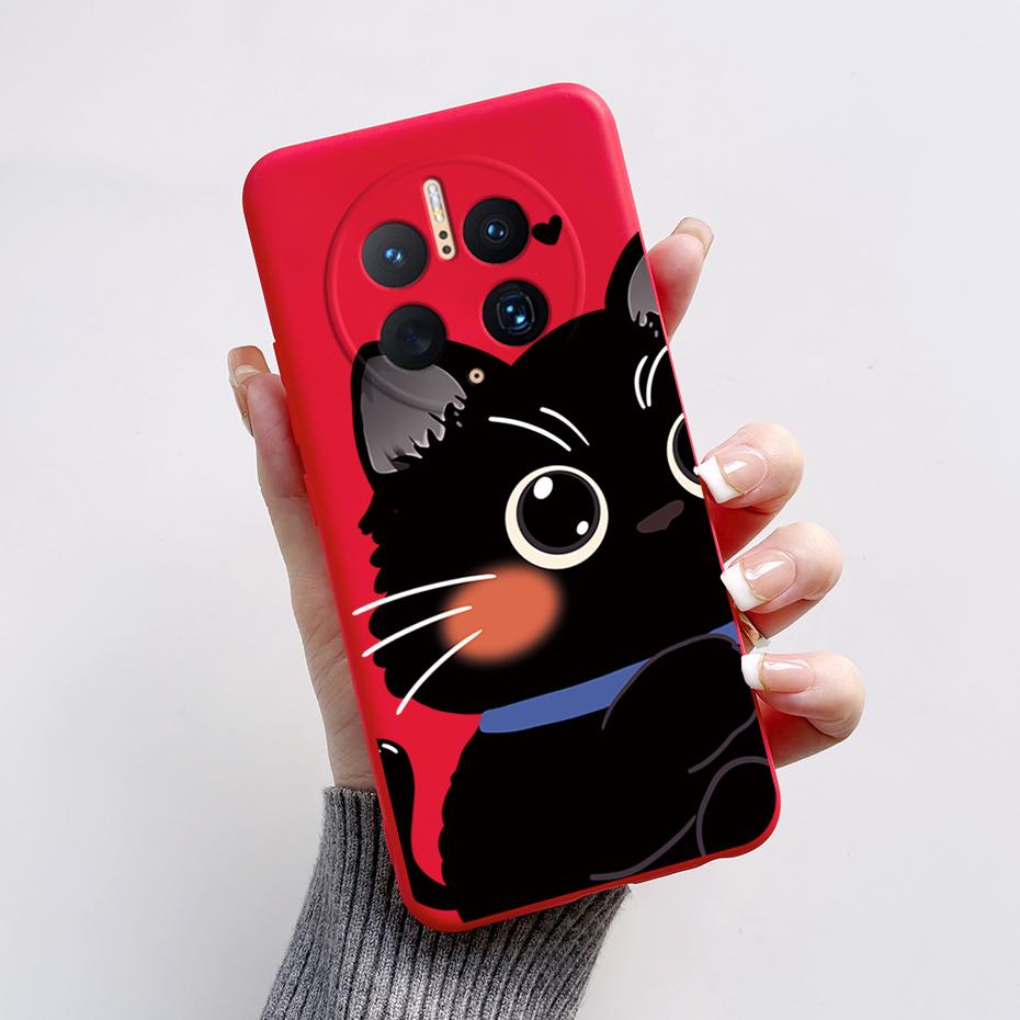 Чехлы для телефона Huawei Mate 50 Pro Милый Кролик Панды Чехол Для Huawei Mate50 Pro Mate 50Pro Мягкий Силиконовый Ударопрочный Задний Чехол