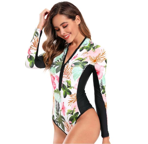 One-piece surfing swimsuit with slimming effect One-piece surfing swimsuit with slimming effect xs