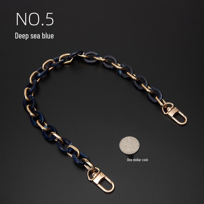 Decorative Chain Shoulder Bag Strap with Charms - Crossbody Underarm Chain Accessories