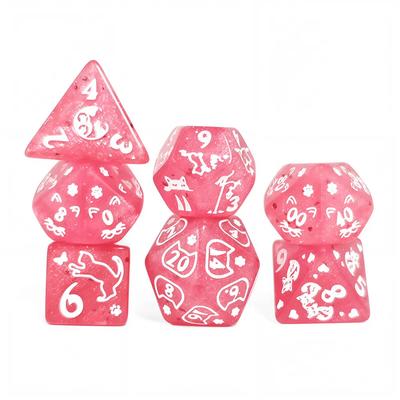 Nyan Cat RPG Dice Set of 7 Dice