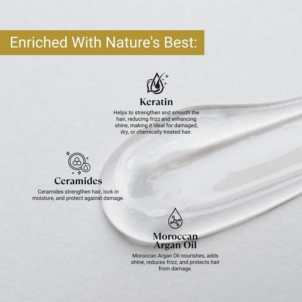 Lashika Nutri Hair Spa | С кератином, аргановым маслом и керамидами | Глубоко кондиционирующая маска для волос для сухих, вьющихся волос | Против выпадения волос | Дерматологически