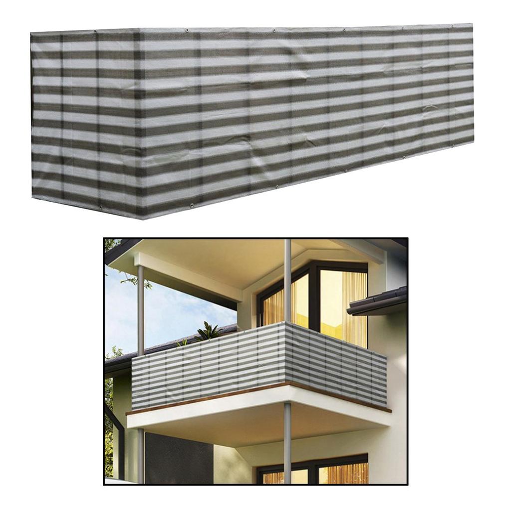 Commercial Fence Privacy Screen Windproof Cooling for Balcony Patio Pool