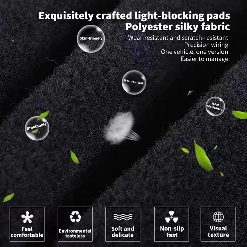 Dash Mat Dashmat Accessoriesr for Mazda CX-60 CX60 2024 2025 2026 Car Dashboard Pad Cover Sunshade Protective Carpet Non-Slip