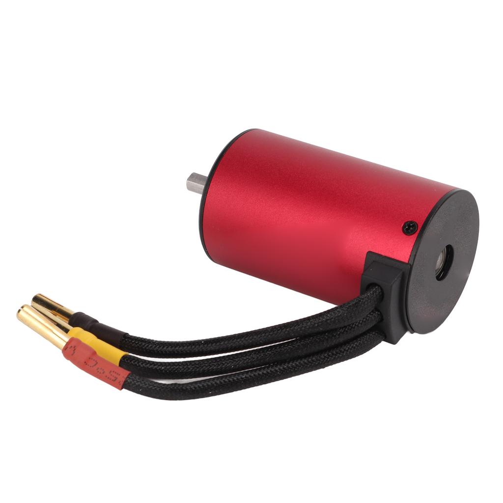 Brushless Motor 2600KV Waterproof Red Aluminum Alloy CNC Machining RC Parts for 18 for 110 Remote