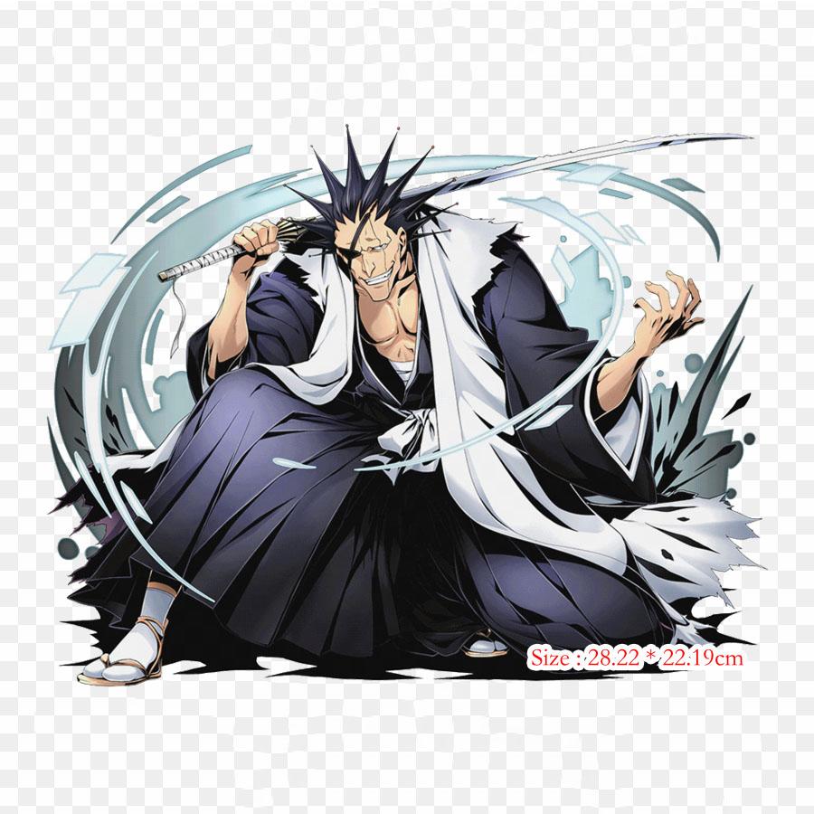 Bleach Anime Kenpachi Kenpachi Zaraki Ichigo Kurosaki Anime Lron On Patches For Clothes Bag Tshirt Heat Transfer Stickers Stripes Appliques