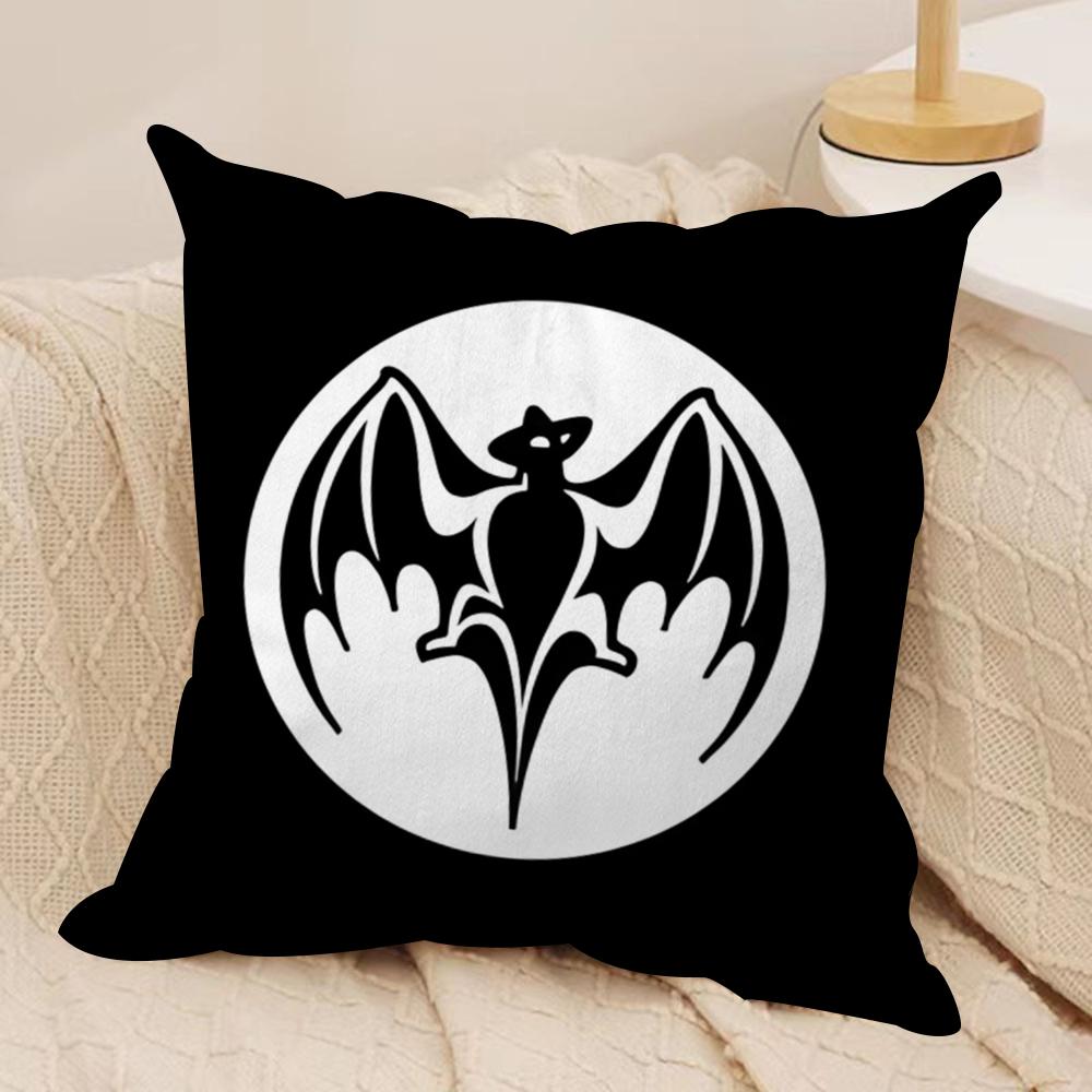 Classic BBacardiSS Cushion Cover Soft Plush Fabric DoubleSided Printed Cushion Covers for All Seasons Modern HomeDecor Gift