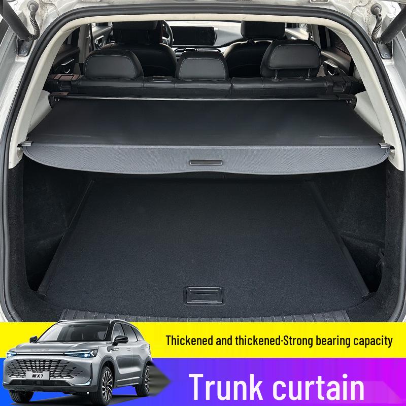 Beijing X7 Retractable Trunk Cargo Cover Curtain for BAIC X7 Parcel Shelf