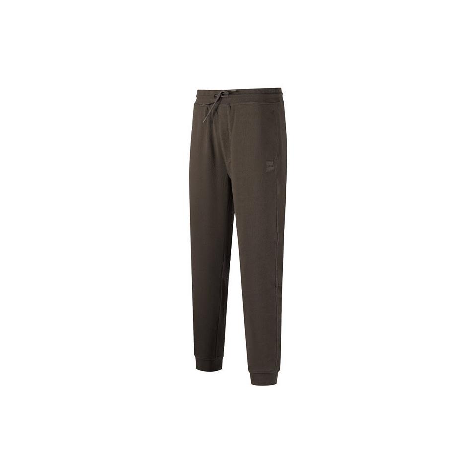 HUGO BOSS Knitted Sweatpants Men's Dark Green Moderate Cuffed Pants 50468448-308