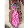WILDRACE Premium Horse Show Saddle Tack Western Leather Headstall Breast Collar