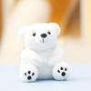 Плюшевая кукла Белый медведь Шарм для сумки Мягкая игрушка Очаровательный декор животного для детей и подростков
