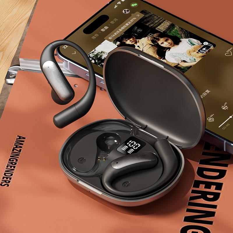 JYL TS Bluetooth-наушники с ИИ-переводом M127 OWS Дисплей Перевод в реальном времени Длительное время работы от батареи