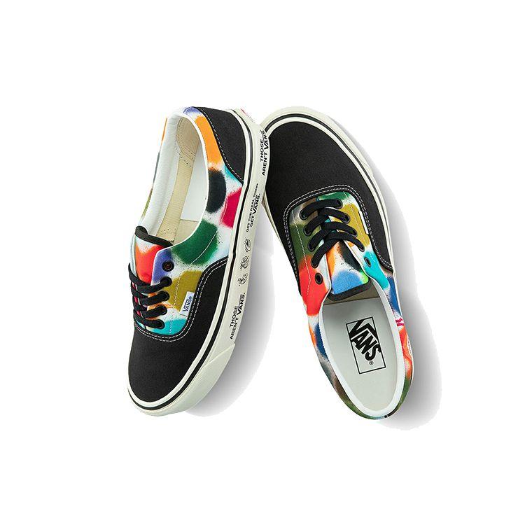 Vans Era 95 DX Anaheim Factory — кроссовки унисекс с пятнами брызг, черные, многоцветные VN0A2RR19MJ