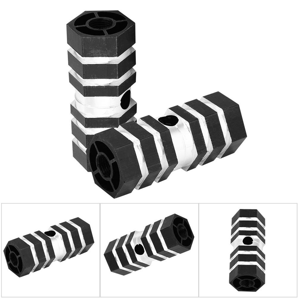 Колышки для задней оси велосипеда Колышки для велосипеда из алюминиевого сплава Колышки для BMX (черный)