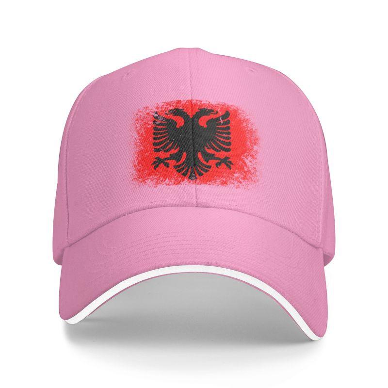 Fashion Albania Flag Baseball Cap Unisex Women Adjustable Albanian Eagle Coat of Arms Dad Hat Outdoor