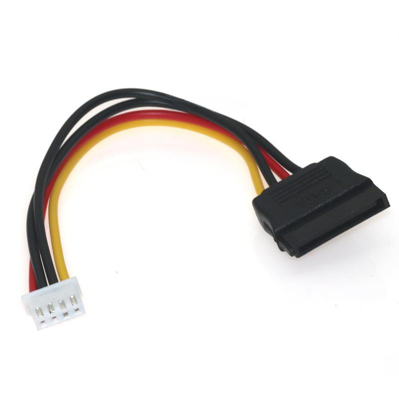 Кабель питания ITX: Адаптер SATA 15P Female на XH2.54 4P Female