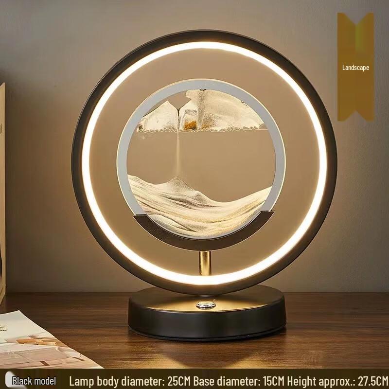 Креативный 3D ночник с живым песком