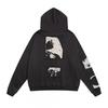 Mens Graphic Print Hoodie Loose Fit Streetwear Sweatshirt Teenagers Winter