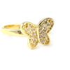 Gold Plated 'Butterfly of Charm' Ring