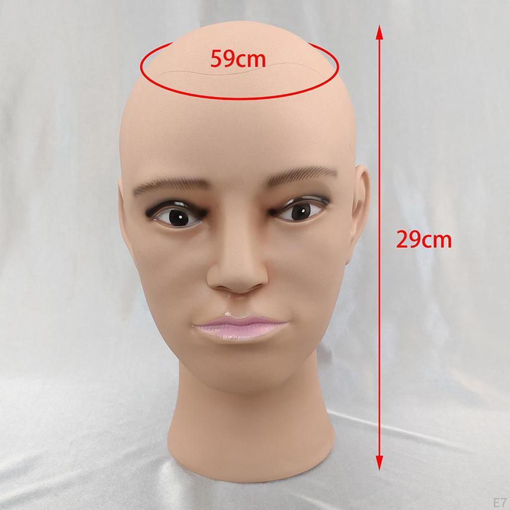 Парик для макияжа волос для практики массажа головы и туловища