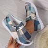 Women Light Weight Slip-on Flat Sneakers Ladies Summer Breathable Cloth Loafers Design Espadrilles Luxury Canvas Shoes