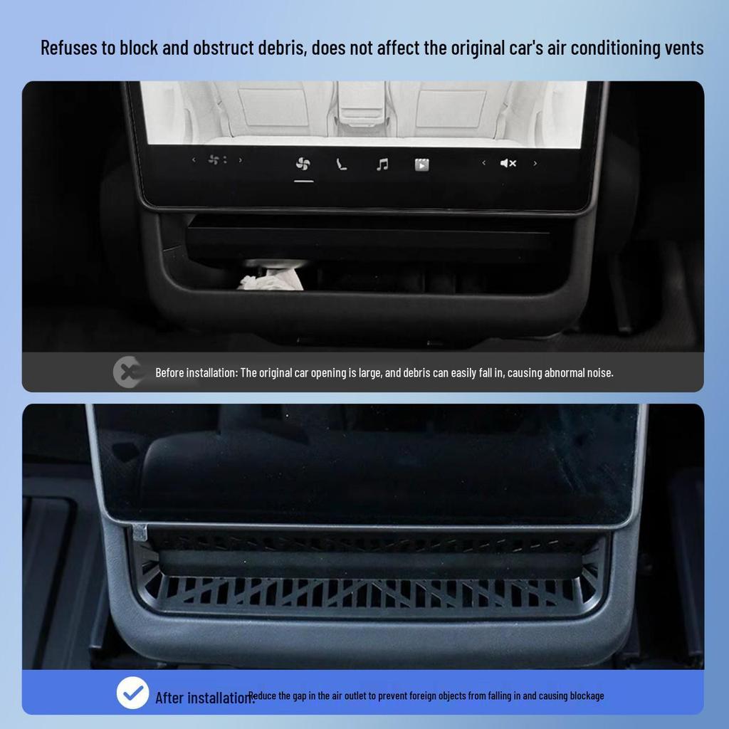 Защитная накладка на задний воздуховод и багажник Tesla Model 3/Y