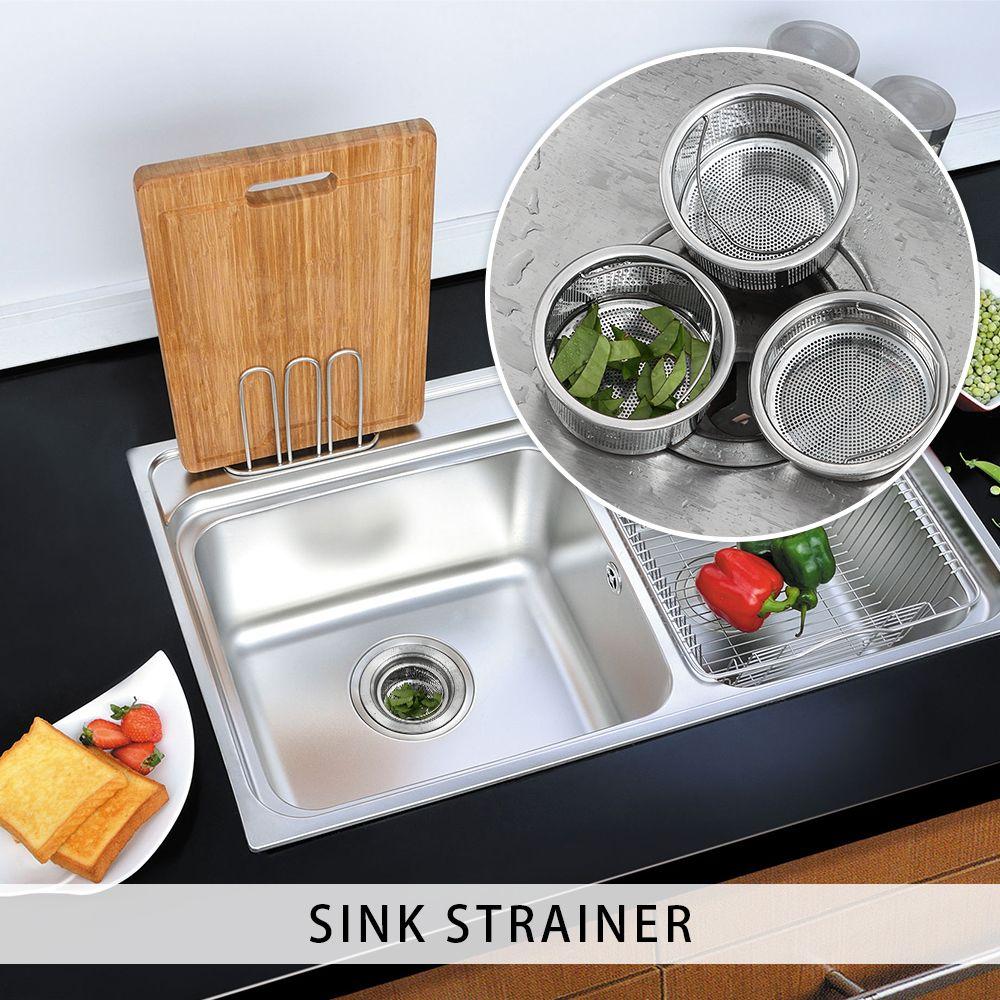 Сливной кран из нержавеющей стали, заглушка для очистки, фильтр, корзина, дуршлаг, сито для раковины, ловушка для пищевых волос