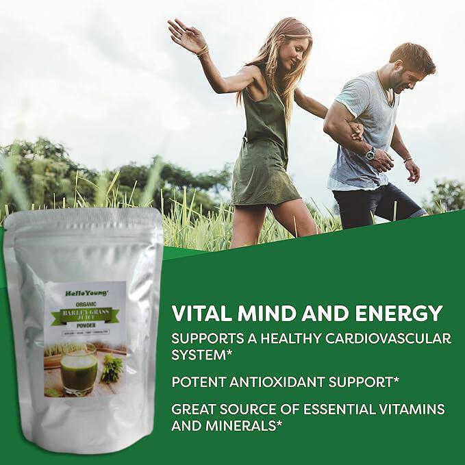 250 г Органический порошок ростков ячменя Натуральный Чистый Низкое содержание сахара Детоксикация организма