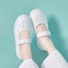 Spring and Summer New Nurse Shoes Women's Hollow Soft Sole Breathable Non-slip New Hole Medical Single Shoes White Shoes