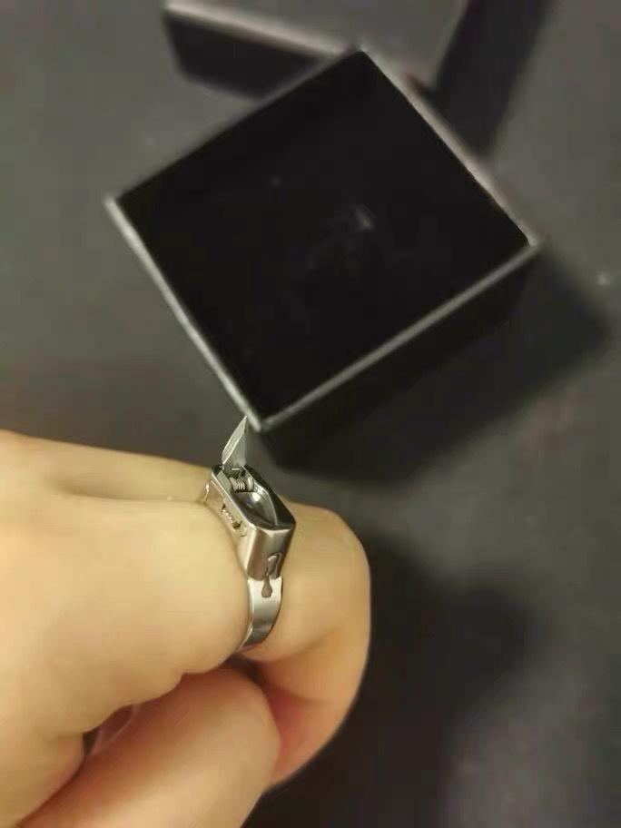 Красивое Регулируемое Кольцо 16-22 мм Открывающееся Кольцо для Курьера Инструмент для Ручной Клади Кольцо для Женщин Мужчин Кольцо с Переключателем