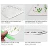 9 Holes Herb Stripper Stainless Steel Herb Leaf Stripping Tool with Protective Cover