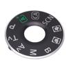 Camera Function Dial Cover Plate Mode Interface with Film Repair Accessory for 6D