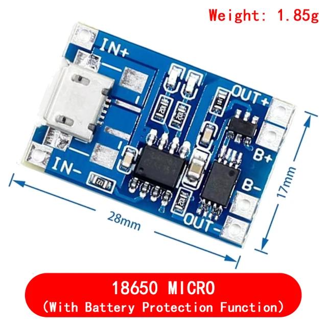 TP4056 5V 1A Type-c USB Плата зарядки литиевых аккумуляторов 18650 Зарядный модуль с защитой Двойные функции
