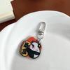 Cartoon Panda Keychain: Cute Acrylic Pendant for School Bags