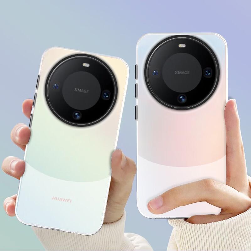 Градиентный матовый чехол для телефона Huawei серии с мягкими краями