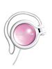 JVC Open Headphones Earhook White Ruby Pink HP-AL102-WP On-Ear &