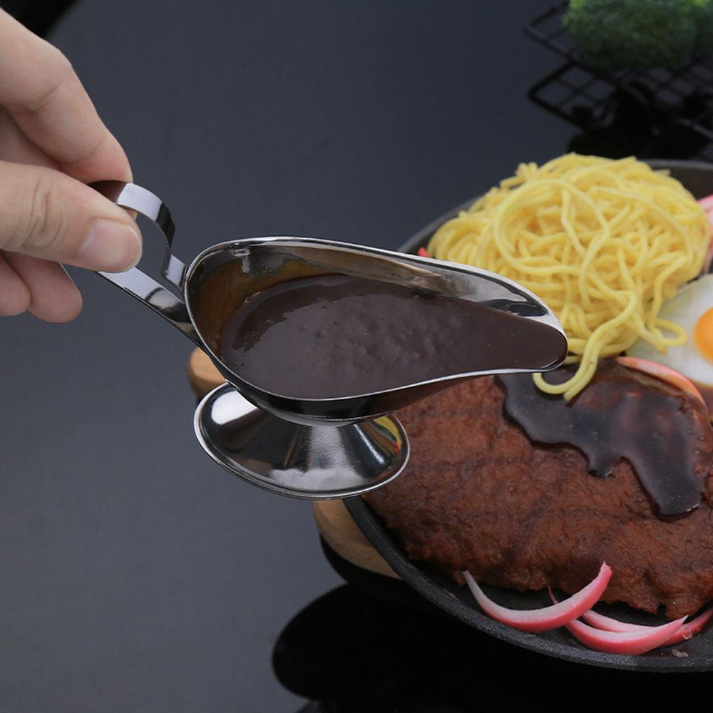 Kitchen Tableware Salt Spice Black Pepper Ketchup Container Sauce Boat Seasoning Cup Sauce Plate
