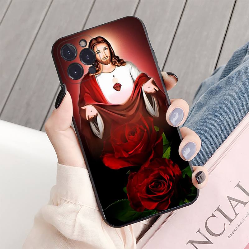 Чехол для телефона Jesus Christ God Bless You, силиконовый мягкий для iPhone 14 13 12 11 Pro Mini XS MAX 8 7 6 Plus X XS XR