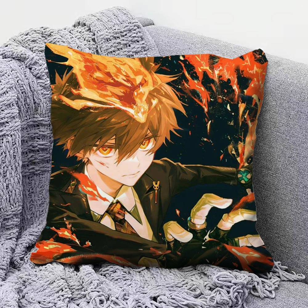 Anime KKatekyo Hitman Reborn Pillow Covers Home Sofa Cushion Covers and Aecorative Custom